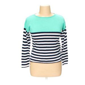 French Designer Pimkie Striped Cape Cod Knit Top
